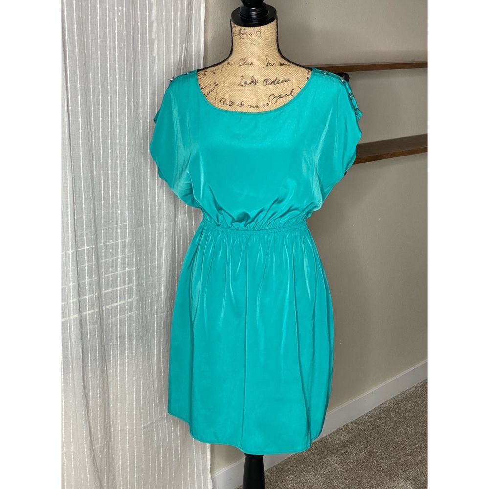 SOPRANO Turquoise Blue‎ Dress Size Large